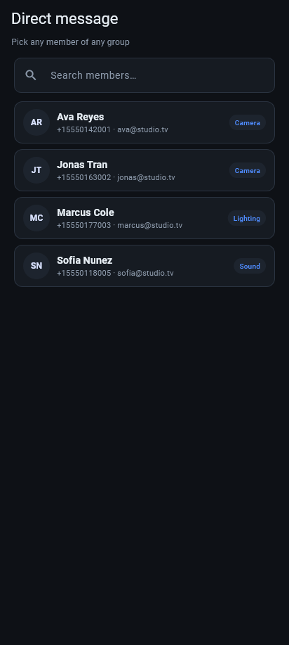 Direct message